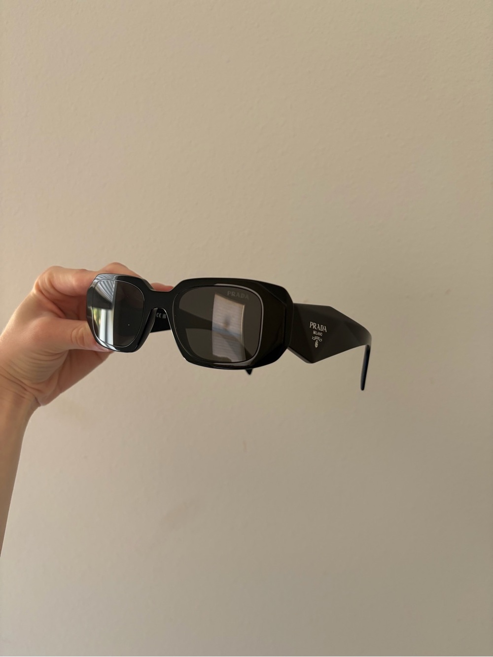 Prada Black Geometric Sunglasses - Picture 5 of 11